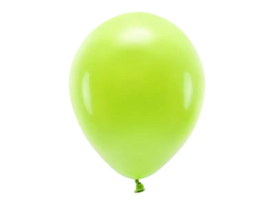 Luftballons, apfelgrün metallisiert, Eco, 30 cm, 10er Pack