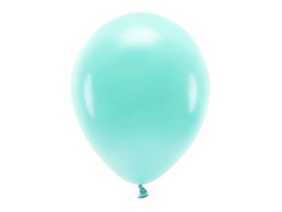 Luftballons dunkelmint, Eco, 30 cm, 10er Pack