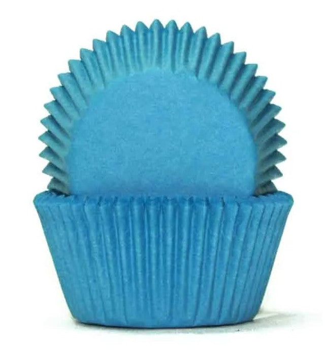 Muffin Back Form, blaues Papier, 75er Pack