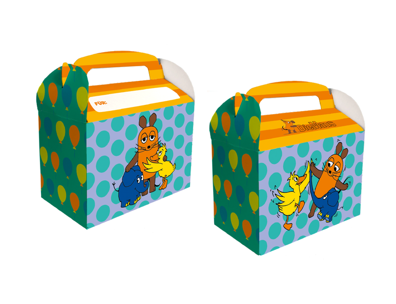 Die Maus Snack / Geschenk Boxen, 8er Pack