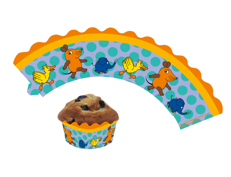 Muffin Banderole, Die Sendung mit der Maus, 12 Pack