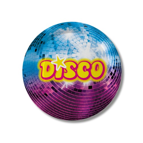 Discokugel Party Teller, Disco Party, 8er Pack, 23cm