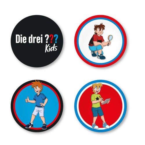 Muffinaufleger Die Drei Fragezeichen ???, Esspapier, 12er Pack kinderparties-shop