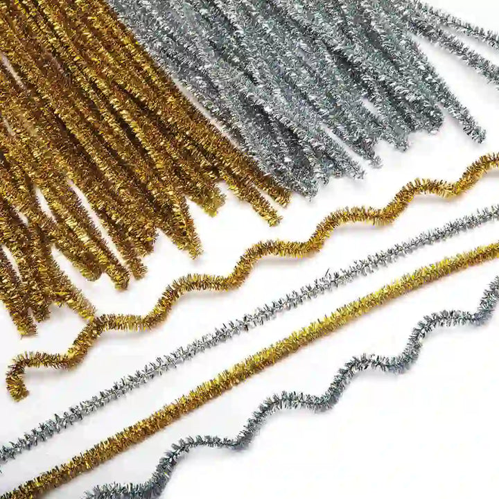 Pipe cleaners for handicrafts, 120 pieces, many different color combinations. color combinations