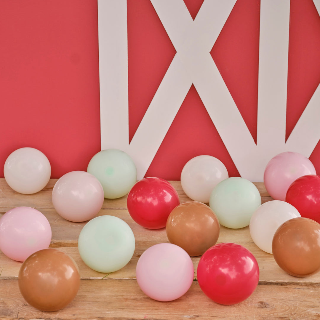 Luftballons Nude Mix, pastell, 40er Pack