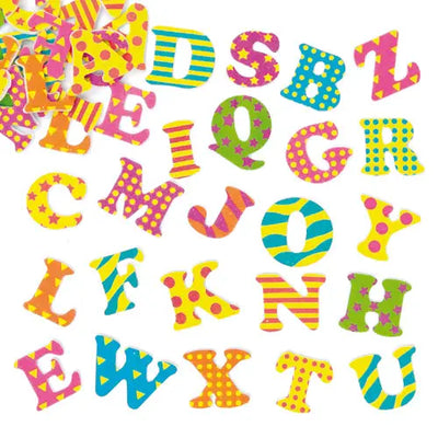 Schulanfang Lustige, selbstklebende Moosgummi-Buchstaben, Schulstart Set