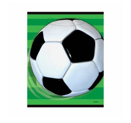 Mitgebsel Tüten 3D Soccer, Fussball Party, 8er Pack image