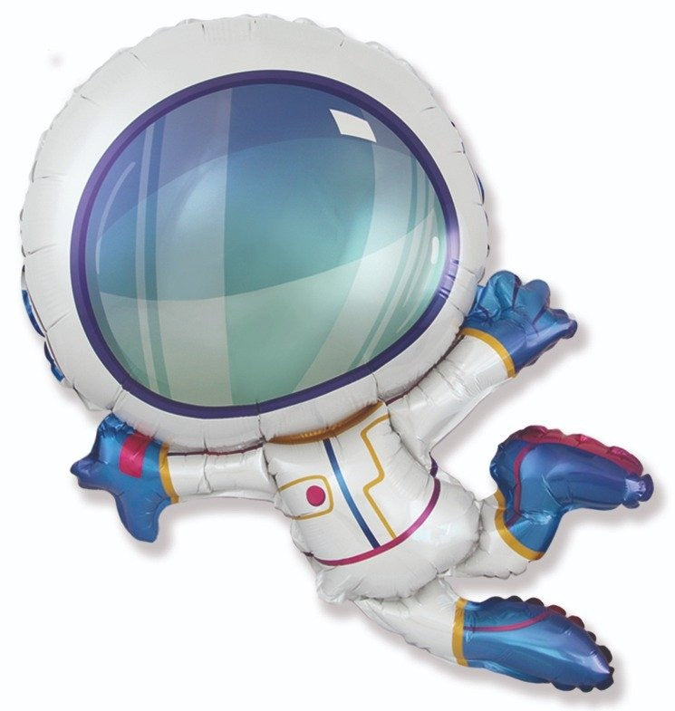 Astronauten-Folienballon-Weltall-Kindergeburtstag-Party-Deko