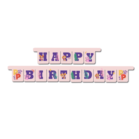 Paw Patrol girls, Happy Birthday garland, 3 m image