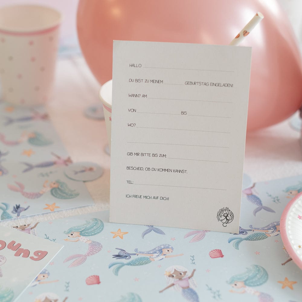 Meerjungfrau-Einladung-NEU-10-Stk