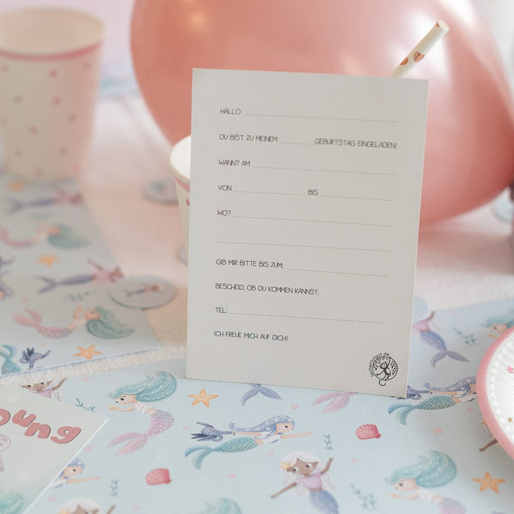 Meerjungfrau-Einladung-NEU-10-Stk