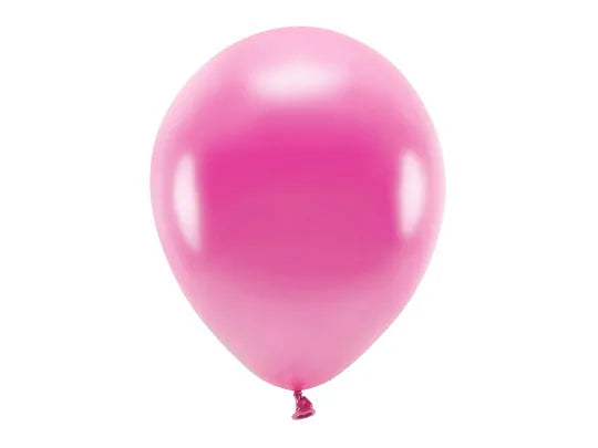 Luftballons, fuchsia metallisiert, Eco, 30 cm, 10er Pack