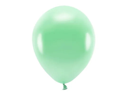 Luftballons, mint metallisiert, Eco, 30 cm, 10er Pack