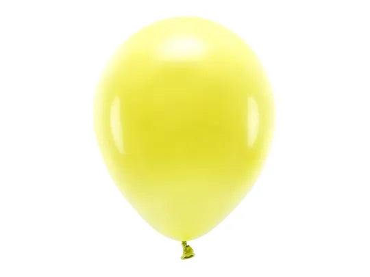 Luftballons gelb, Eco, 30 cm, 10er Pack