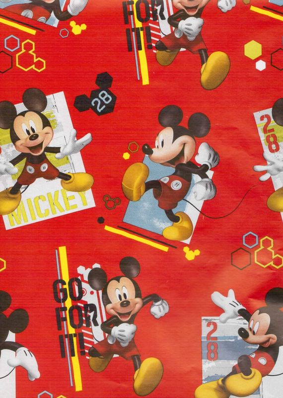 Disney Geschenkpapier, 6 versch. Muster, 70 X 200 cm kinderparties-shop