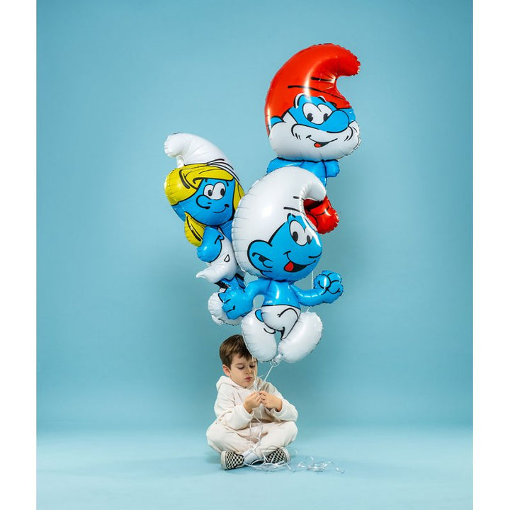 Papa Smurf foil balloon, Smurfs, 45 x 84 cm