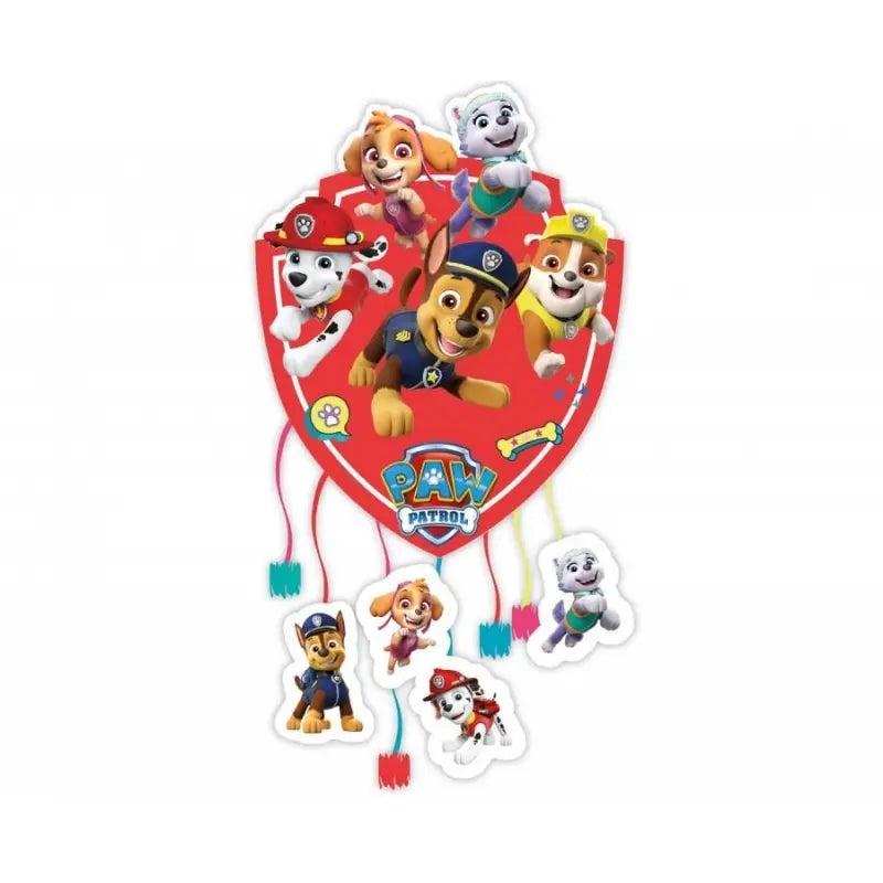 Paw Patrol Pinata zum Ziehen, Party Deko, 32x20x14cm