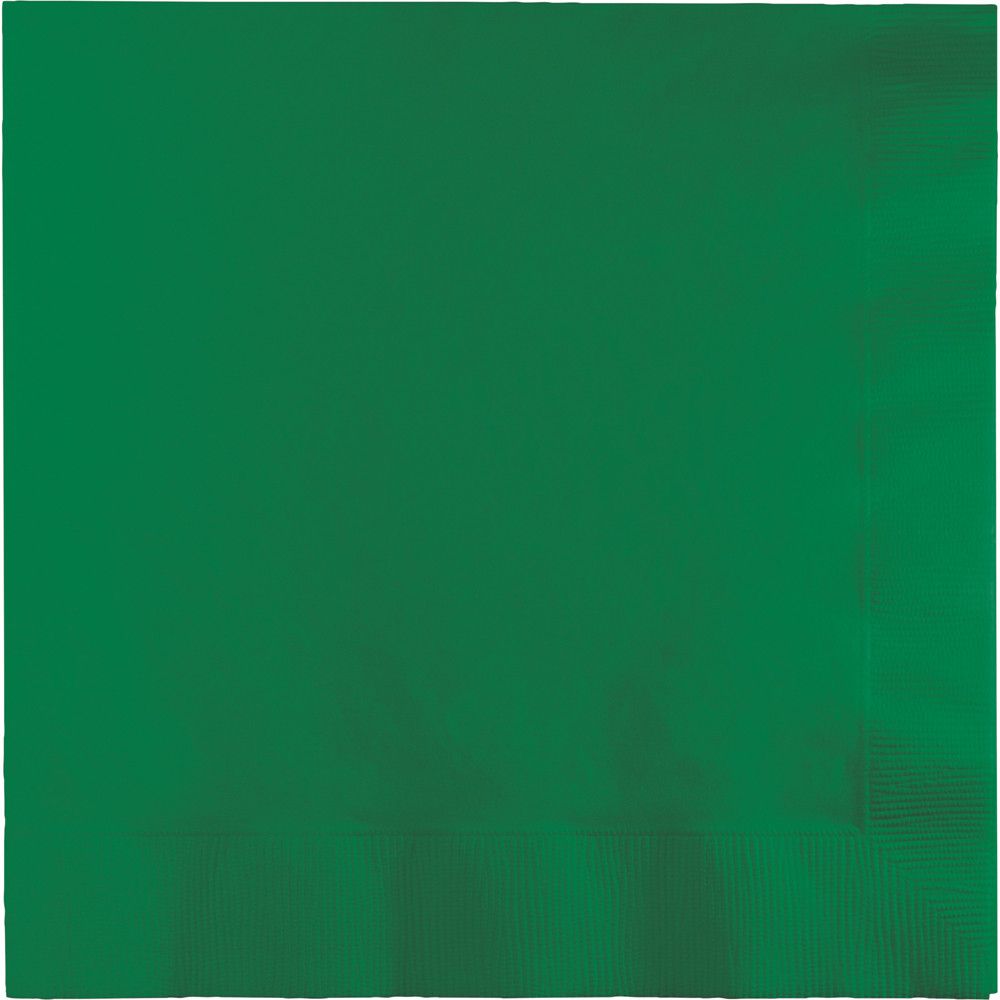 Servietten, unifarben grün, 20er Pack, 33 x 33cm