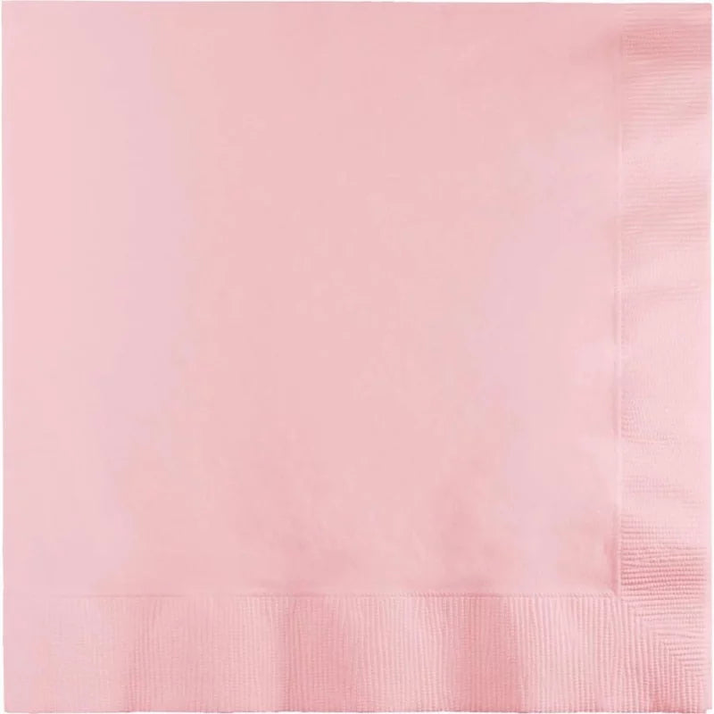 Servietten, unifarben rosa, 20er Pack, 33 x 33cm