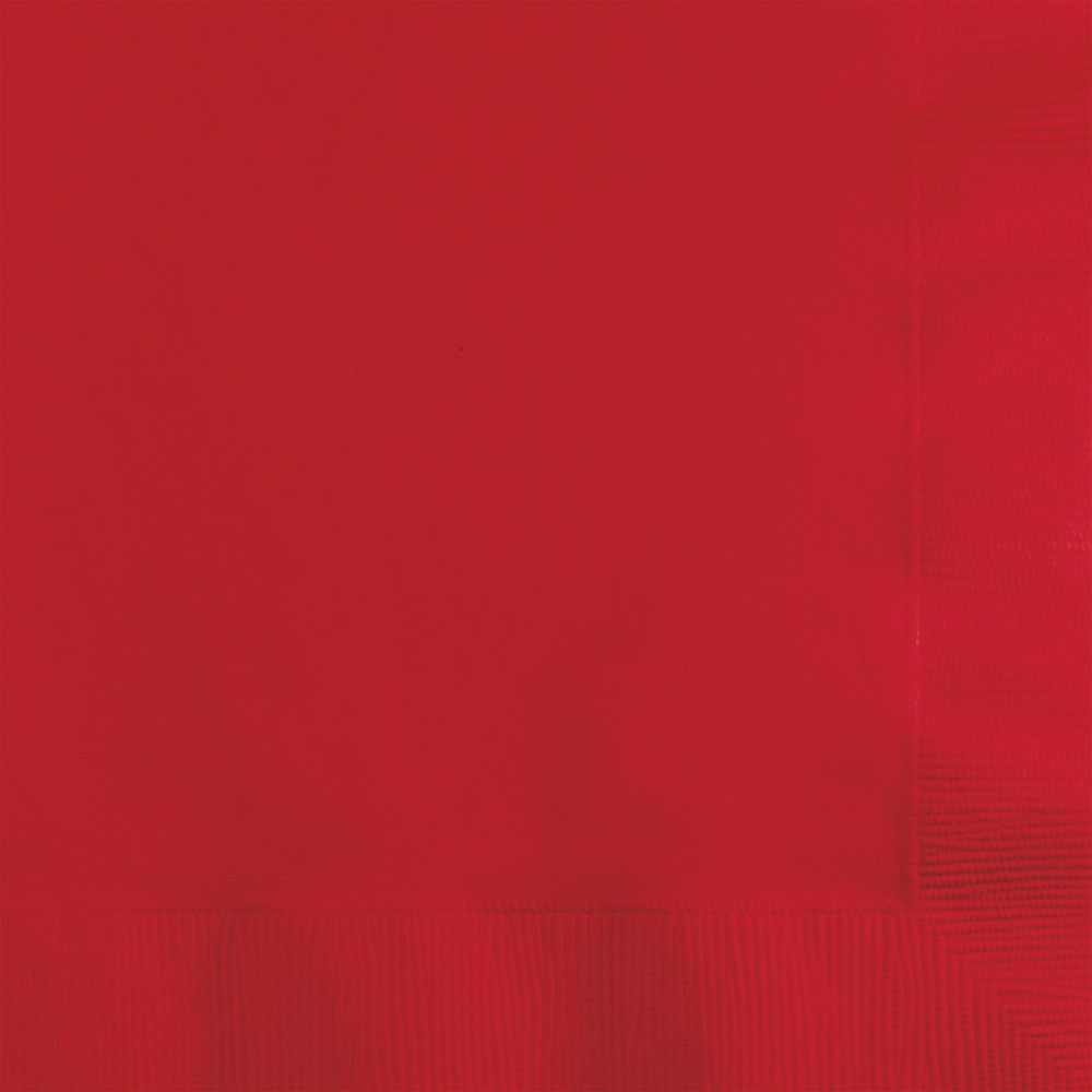 Servietten, unifarben ruby rot, 20er Pack, 33 x 33cm