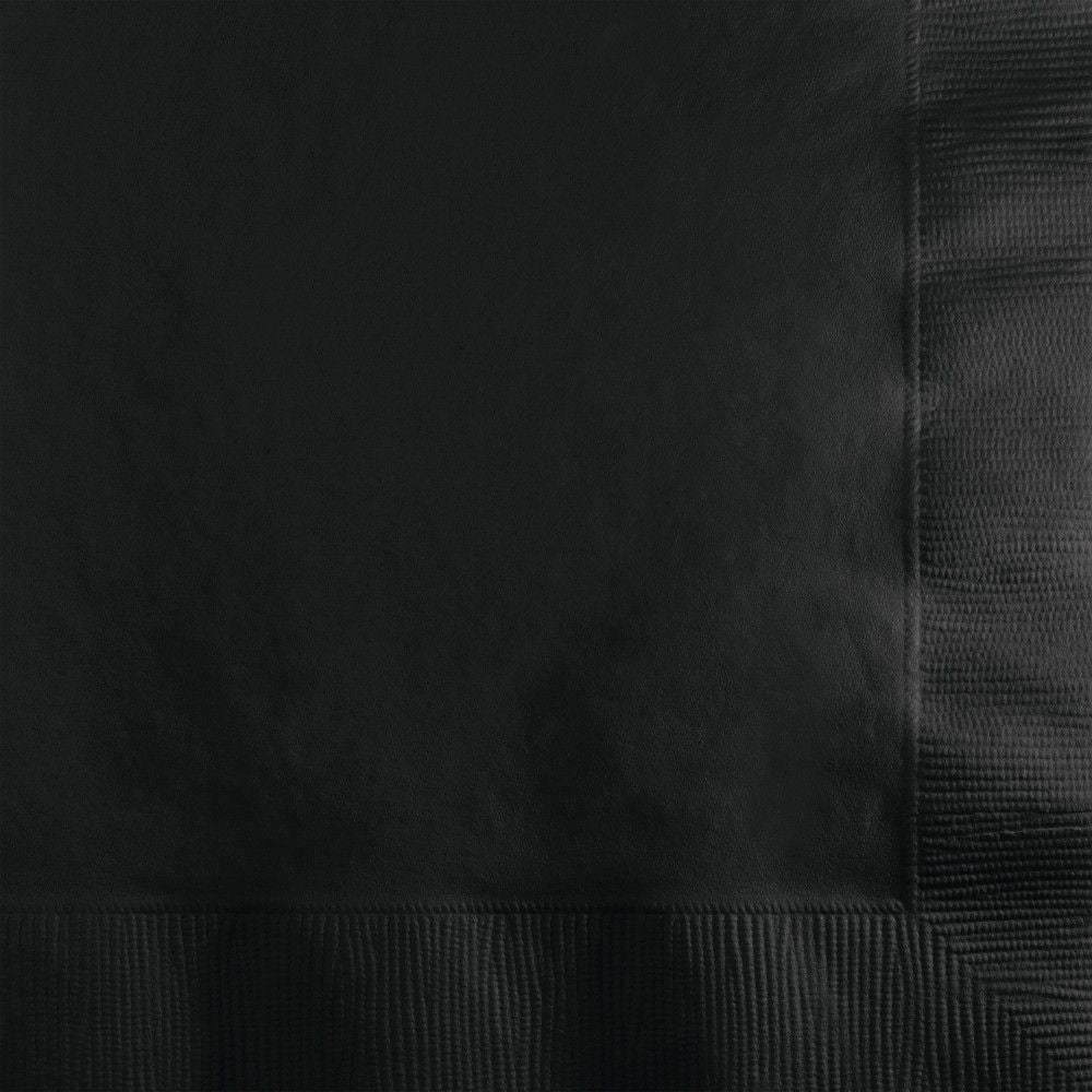 Servietten, unifarben schwarz, 20er Pack, 33 x 33cm