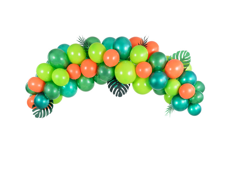 Luftballons, grasgrün metallisiert, Eco, 30 cm, 10er Pack kinderparties-shop