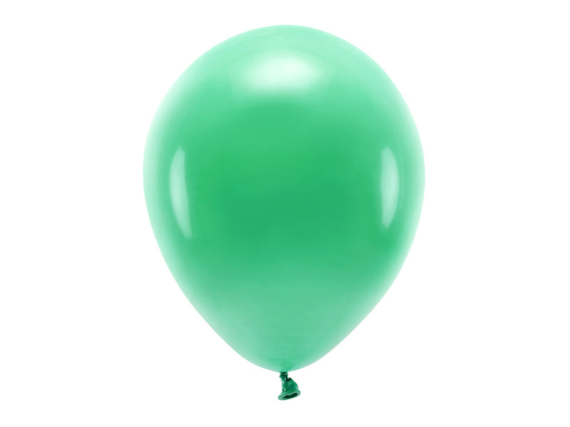 Luftballons grün, Eco, 30 cm, 10er Pack