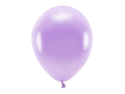 Luftballons, lavendel metallisiert, Eco, 30 cm, 10er Pack