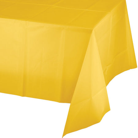 Abwaschbare Tischdecke, unifarben gelb, 1.37 x 2.74 m image