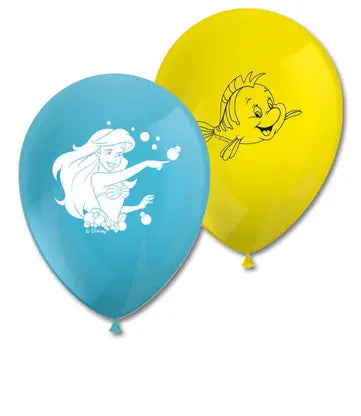 Disney Prinzessin Luftballons, Arielle, 8er Pack
