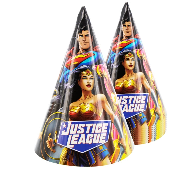 Partyhüte Justice League 10 Stück