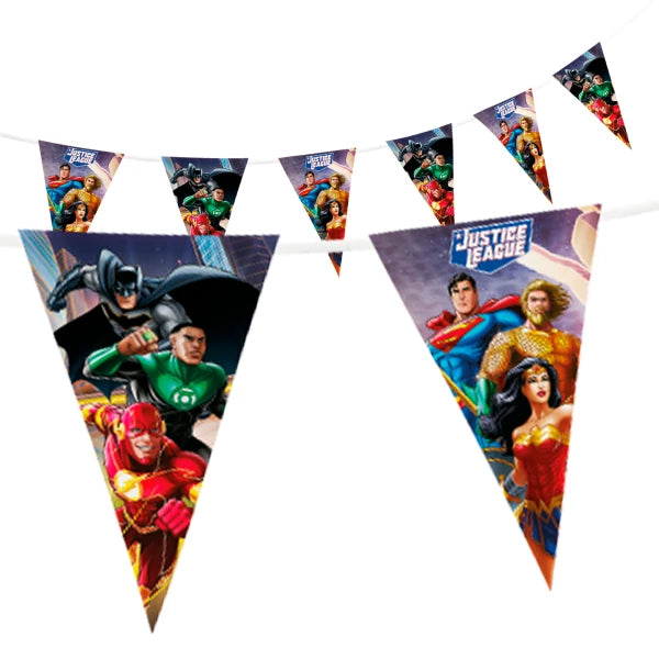 Wimpelkette Justice League, 5 m