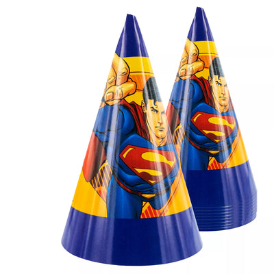 Partyhüte Superman 10 Stück