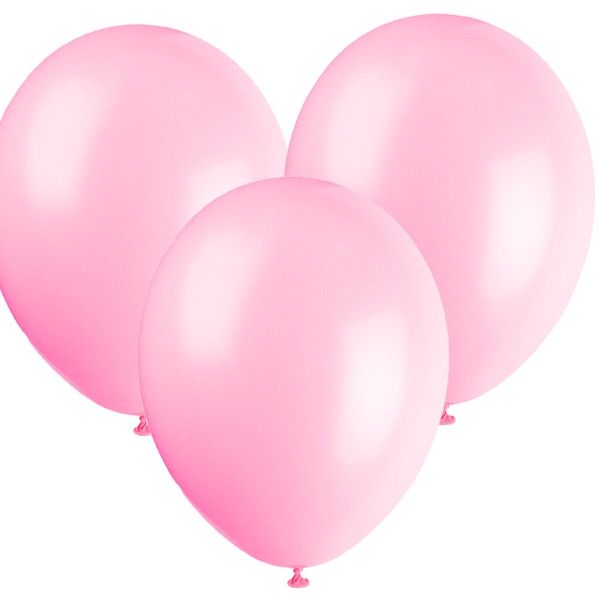 Luftballons, rosa, 10er Pack