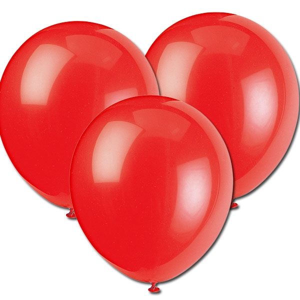 Luftballons, rot, 10er Pack