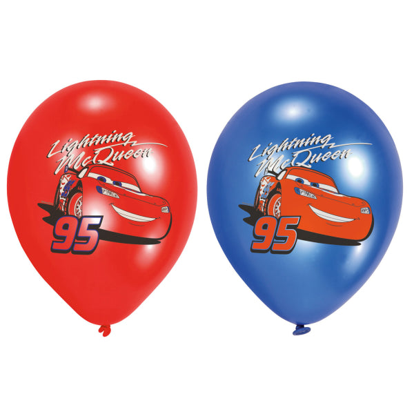 Cars Luftballons 6er Pack, 27.5cm