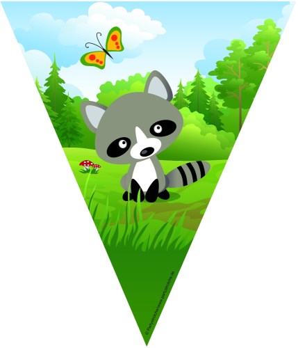 "19-033_2_Wimpelkette_Kleiner_Fuchs Waschbär" "19-033_Wimpelkette_Kleiner_Fuchs" 