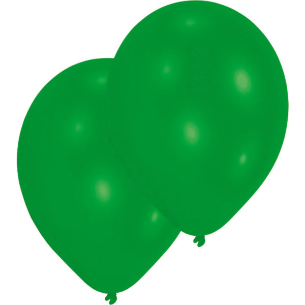 Luftballons, grün, 27.5cm, 10er Pack