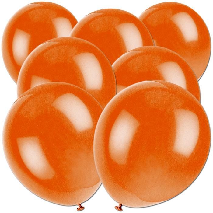 Megapack Luftballons, orange, 50er Pack, Party Deko Motto-Party am Kindergeburtstag, Geburtstag