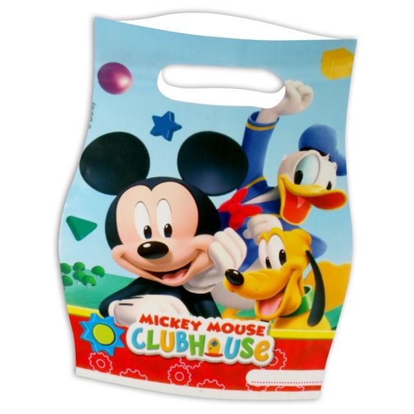 Mickey Maus Wunderhaus Mitgebsel Tüte, Disney Jr., 6er Pack