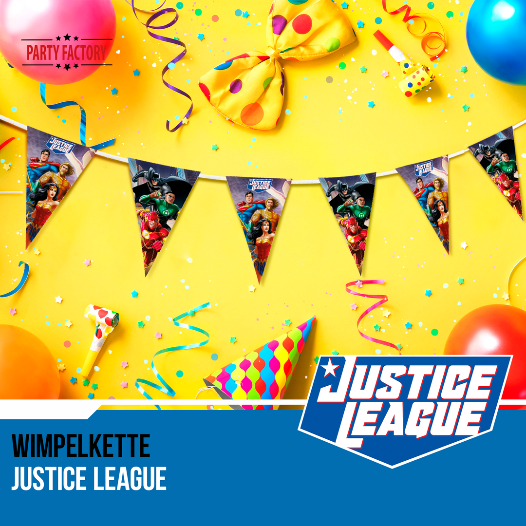 Wimpelkette Justice League, 5 m