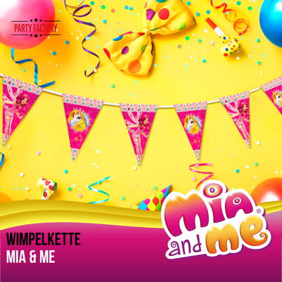 Wimpelkette Mia and Me, 5 m