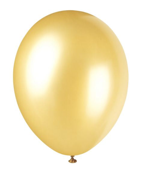 Luftballons, gold, 10er Pack