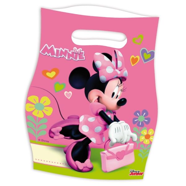 Minnie Maus Mitgebsel Tüte, Minnie Helper, 6er Pack
