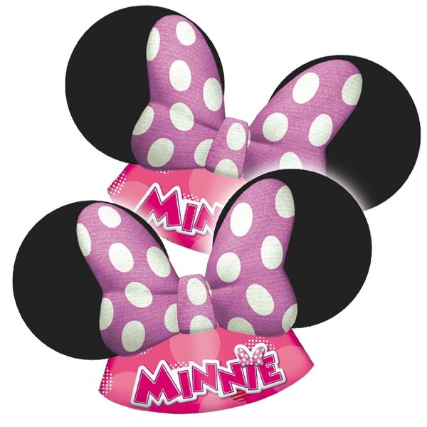 Minnie Maus Party-Hütchen, Minnie Helpers, 6er Pack