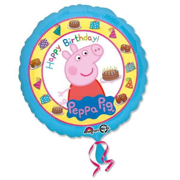 Folienballon, Peppa Pig-Figur, 35 cm