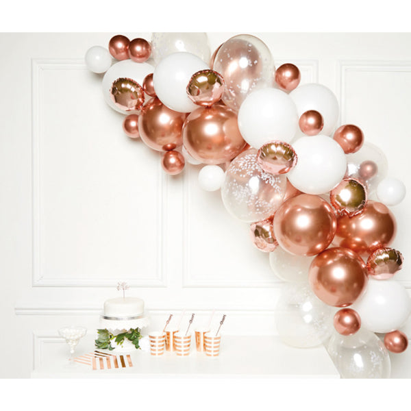 Ballongirlande rosé-gold, DIY, 66 Ballons inkl. Ballonband