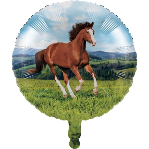 Pferde Folienballon, Party Deko, 1 Stk., 46cm