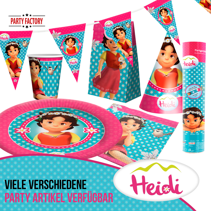 Becher Heidi, 250ml, 10er-Pack kinderparties-shop