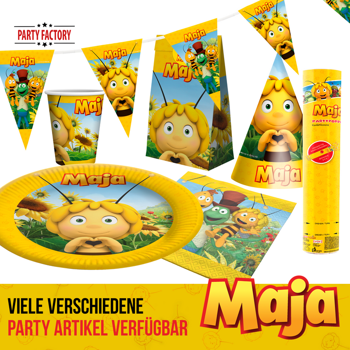 Becher Biene Maja, 250ml, 10er-Pack kinderparties-shop